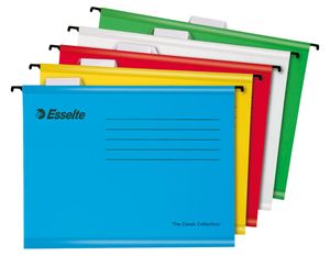 Esselte hangmap Classic, geassorteerde kleuren, pak van 10 stuks