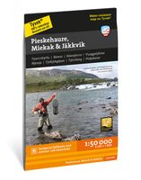 Wandelkaart Fjällkartor 1:50.000 Pieskehaure, Miekak - Jäkkvik | Calazo - thumbnail