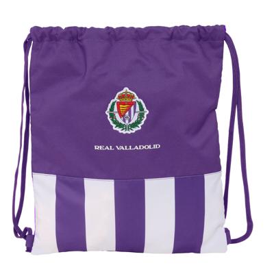 Rugtas met Koordjes Real Valladolid C.F. Wit Paars 35 x 40 x 1 cm