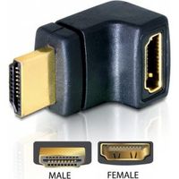 Delock 65072 Adapter HDMI male naar HDMI female 90° omhoog