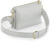 Atlantis BG759 Boutique Soft Cross Body Bag - Soft-Grey - 23 x 3,5 x 16 cm