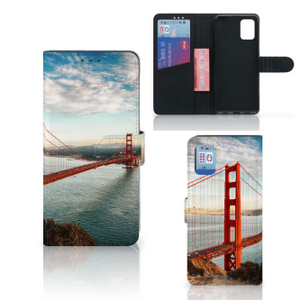 Samsung Galaxy A31 Flip Cover Golden Gate Bridge