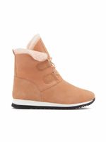 Giuseppe Zanotti bottines Alissa en daim à doublure en peau lainée - Rose - thumbnail