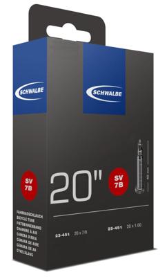 Schwalbe binnenband fv/sv7b 20" smal 23/25-451 (extra light)