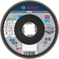 Bosch Accessoires X-LOCK Lamellenschijf Best for Metal schuin, glasvezel, Ø125mm, G 60, X571 - 1 stuk(s) - 2608619202