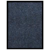 VidaXL Deurmat 60x80 cm gestreept blauw