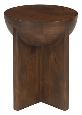 Artistiq Ronde Bijzettafel 'Sharenna' Mangohout, 40cm