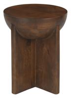 Artistiq Ronde Bijzettafel 'Sharenna' Mangohout, 40cm