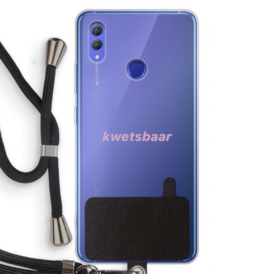 kwetsbaar: Honor Note 10 Transparant Hoesje met koord