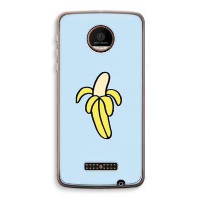 Banana: Motorola Moto Z Force Transparant Hoesje