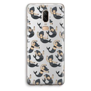 Zeemeermin: OnePlus 6 Transparant Hoesje