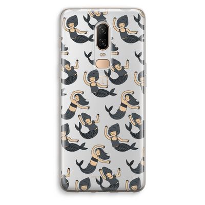 Zeemeermin: OnePlus 6 Transparant Hoesje