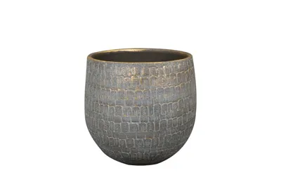 Pot renzo d22h20cm antraciet