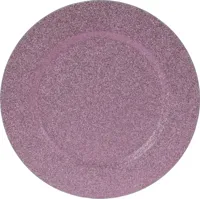 Decoratiebord kunststof glitter 33x1.5cm roze Decoratiebord kunststof glitter 33x1.5cm roze