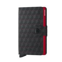 Secrid Mini Wallet Portemonnee Optical Black-Red