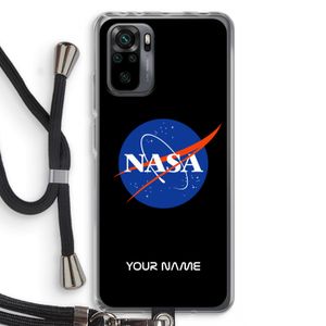 NASA: Xiaomi Redmi Note 10 Pro Transparant Hoesje met koord