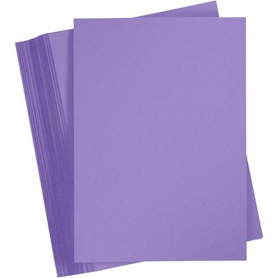 Creativ Company Gekleurd karton, a4, vel 210x297 mm, 180 gr, paars, 100 vel/ 1 doos