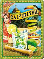 Nostalgic Art - Caipirinha - Metalen - wandbord - 15x20cm - Mancave