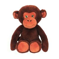 Pluche speelgoed knuffeldier Chimpansee aap van 28 cm