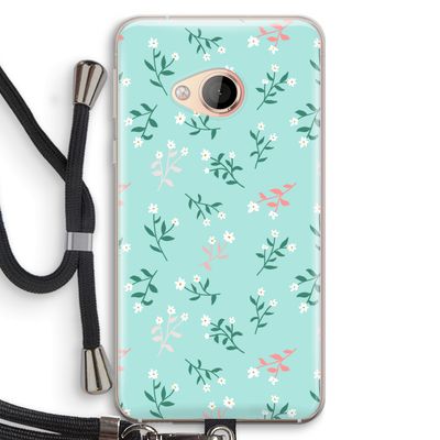 Small white flowers: HTC U Play Transparant Hoesje met koord