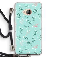 Small white flowers: HTC U Play Transparant Hoesje met koord