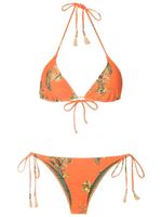 Lygia & Nanny haut de bikini Maya à fleurs - Orange - thumbnail