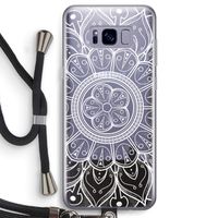 Roses Are Red: Samsung Galaxy S8 Transparant Hoesje met koord