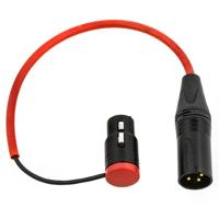 Rycote XLR-3M to Angled XLR-3F, 260mm