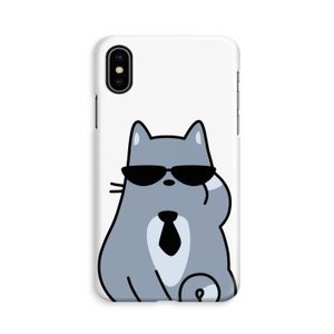 Cool cat: iPhone X Volledig Geprint Hoesje