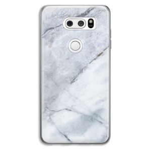 Witte marmer: LG V30 Transparant Hoesje