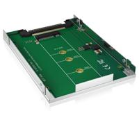 ICY BOX IB-M2U01 Converter voor M.2 PCIe SSD naar 2,5" U.2 SSD wisselframe