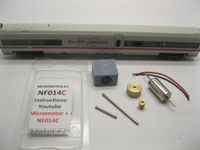 micromotor nf014C N ombouwset voor Fleischmann ICE-T micromotor nf014C N ombouwset voor Fleischmann ICE-T