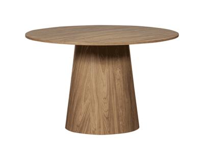 WOOOD Ronde Eettafel 'Maan' 120cm, kleur Walnoot