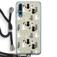 Katten: Huawei P20 Pro Transparant Hoesje met koord
