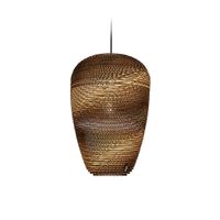 Think Paper Hanglamp Baggy 290 Ø 29 cm bruin