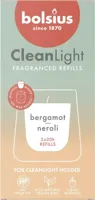 Bolsius cleanlight navulling bergamot & neroli 2 stuks