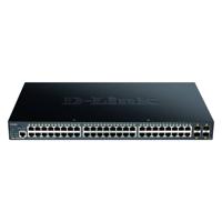 D-Link DGS-1250-52XMP/E Netwerk switch RJ45/SFP+ 48 + 4 poorten 176 Gbit/s PoE-functie