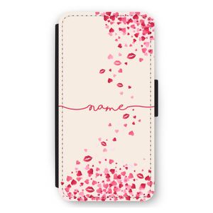 Hartjes en kusjes: iPhone 12 Pro Max Flip Hoesje