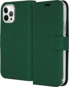 Accezz Wallet Softcase Bookcase iPhone 12 Pro Max Telefoonhoesje Groen