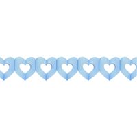 Hartjes slingers geboorte jongen blauw 3 meter - thumbnail
