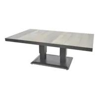 Loungetafel verstelbaar Prato Crème, 140x85cm Loungetafel verstelbaar Prato Crème, 140x85cm