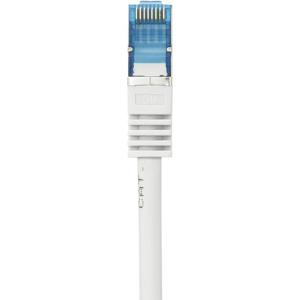 Renkforce RF-4145283 RJ45 Netwerkkabel, patchkabel CAT 6A S/FTP 1.00 m Grijs Snagless, Vlambestendig 1 stuk(s)