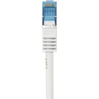 Renkforce RF-4145286 RJ45 Netwerkkabel, patchkabel CAT 6A S/FTP 3.00 m Grijs Snagless, Vlambestendig 1 stuk(s) - thumbnail