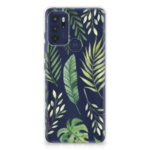 Motorola Moto G60s TPU Case Leaves