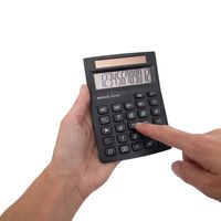MAUL ECO 650 calculator Pocket Basisrekenmachine Zwart - thumbnail