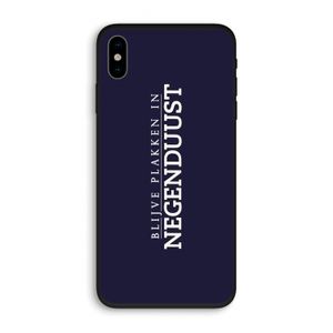 Blijve plakken in Negenduust: iPhone X Biologisch afbreekbaar hoesje