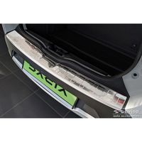 RVS Bumper beschermer passend voor Dacia Spring 2020- 'Ribs' AV235446