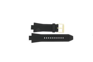 Horlogeband Michael Kors MK8325 / Dylan Rubber Zwart 13mm