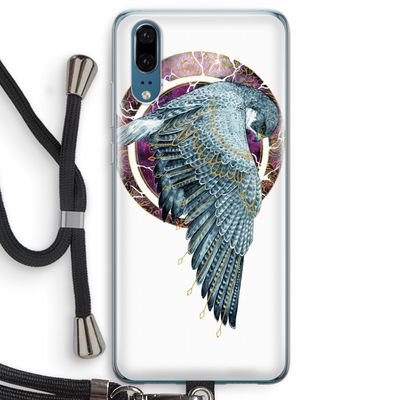 Golden Falcon: Huawei P20 Transparant Hoesje met koord