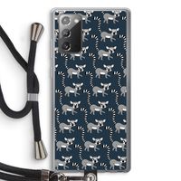 Makis: Samsung Galaxy Note 20 / Note 20 5G Transparant Hoesje met koord